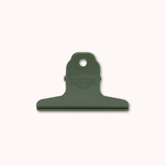 Small green Penco steel Clampy clip 