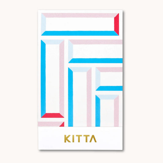 KITTA Washi Tape - Colour Frames featuring four colourful border designs