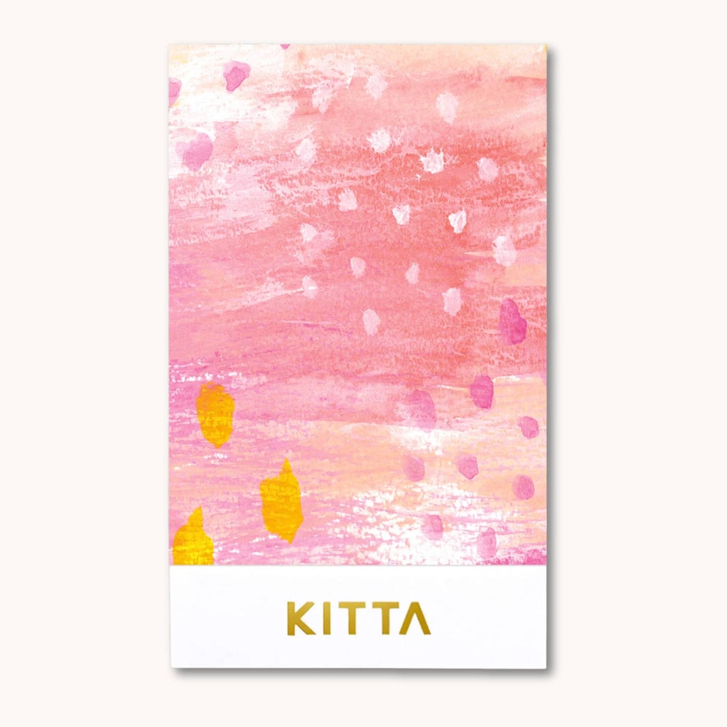 KITTA Clear PET Tape - Confetti booklet with four colourful transparent PET strip designs