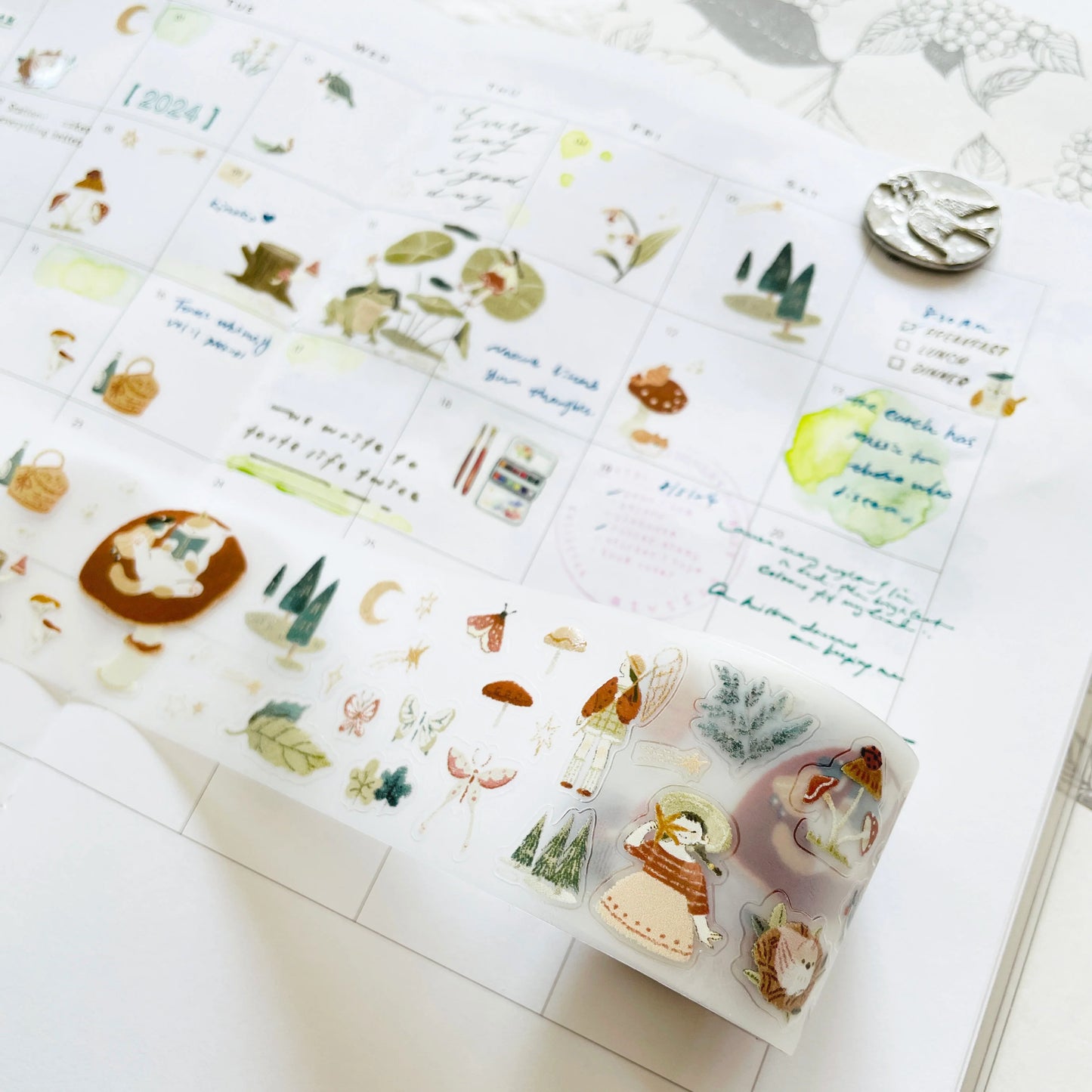 Idiot_Sandwich.exe x Niconeco Kiss-Cut PET Tape – Forest Whimsy Vol.1