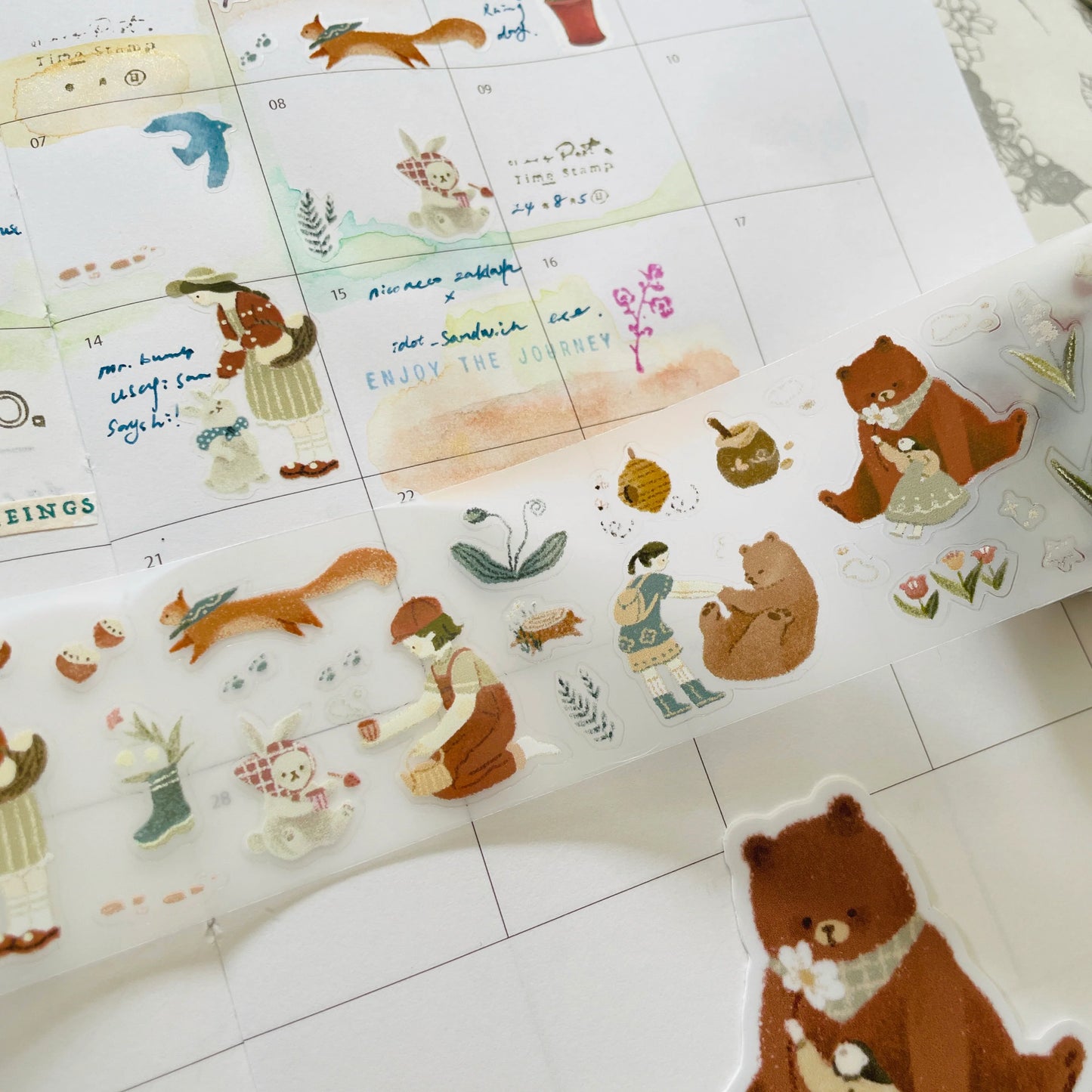 Idiot_Sandwich.exe x Niconeco Kiss-Cut PET Tape – Forest Whimsy Vol.2