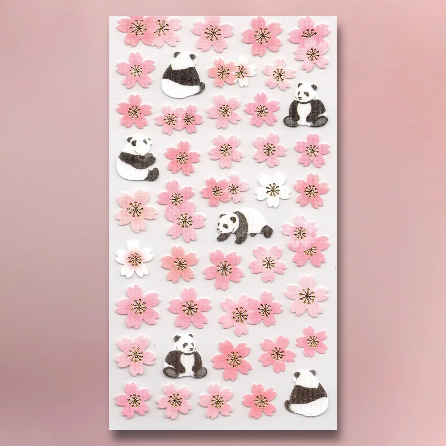 Active Corporation Japanese Style Spring Stickers - Panda