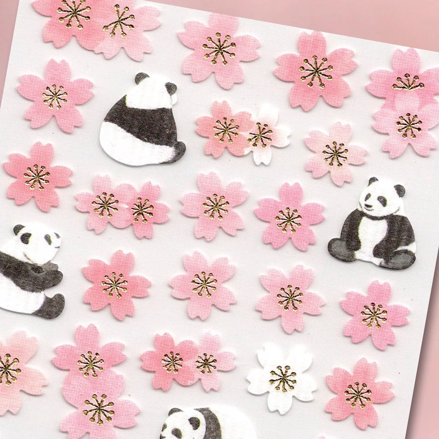 Active Corporation Japanese Style Spring Stickers - Panda