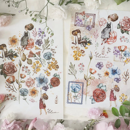 Black Milk Project Sticker Set - Bloom - 2 sheets