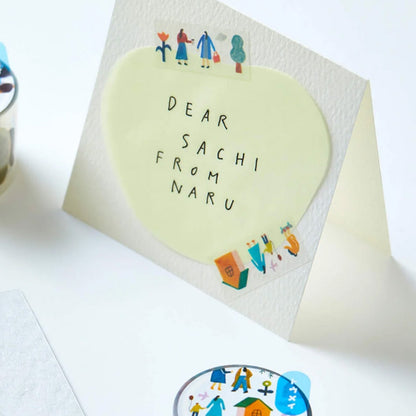SODA PET Tape Life featuring colourful everyday scene illustrations on transparent PET tape