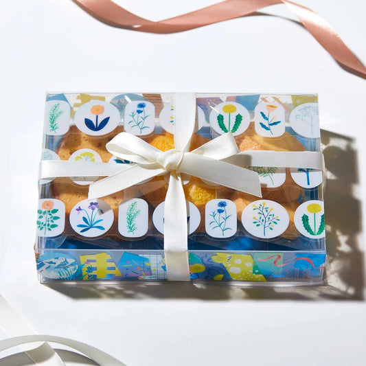SODA PET Tape Wildflower featuring delicate wildflower illustrations on transparent PET tape