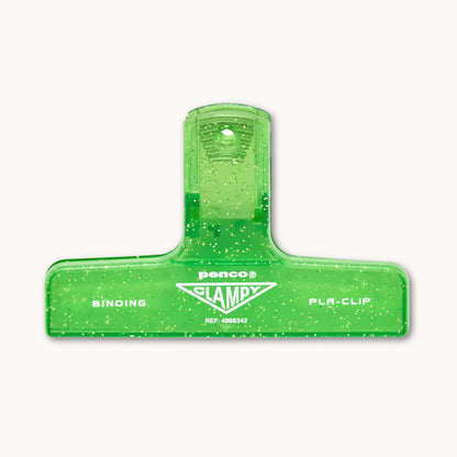Green glitter Penco Clampy clip
