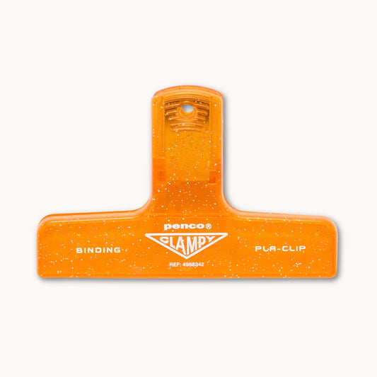 Orange glitter Penco Clampy clip