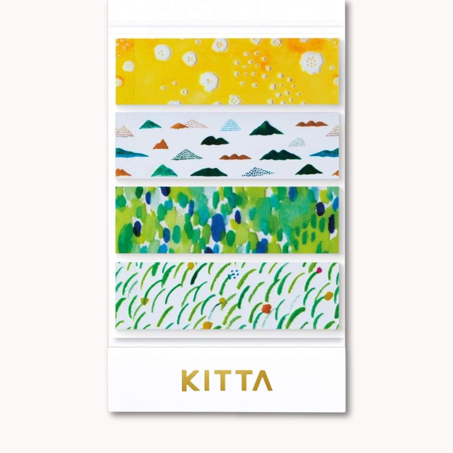 KITTA Clear PET Tape Alpine with transparent mountain and meadow landscape designs