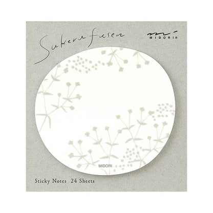 midori-transparent-sticky-notes-sukerufusen-grey-flowers001
