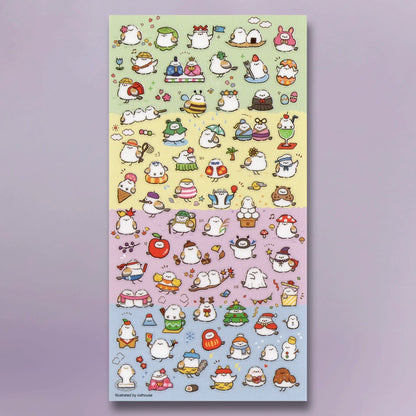 Mind Wave Seal Stickers - Shimaenaga