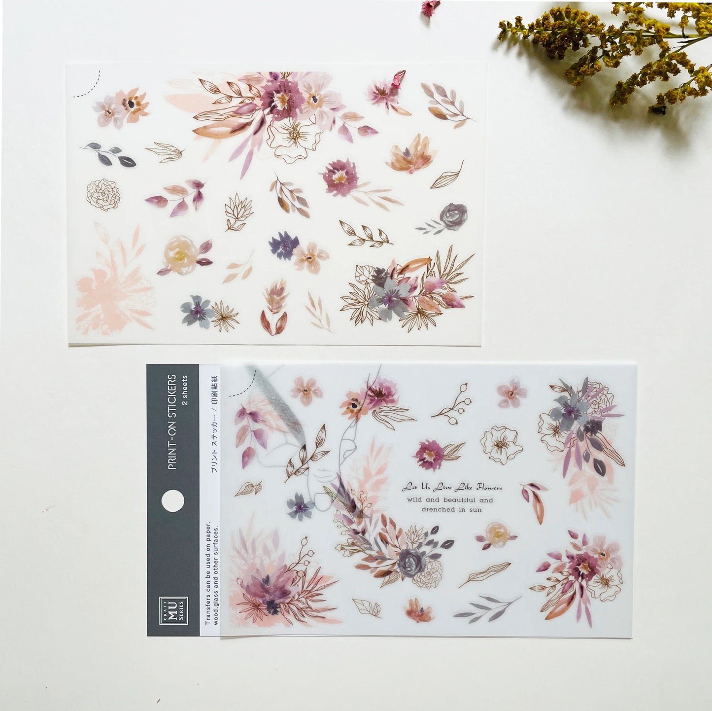 MU Print-On Sticker - No.175