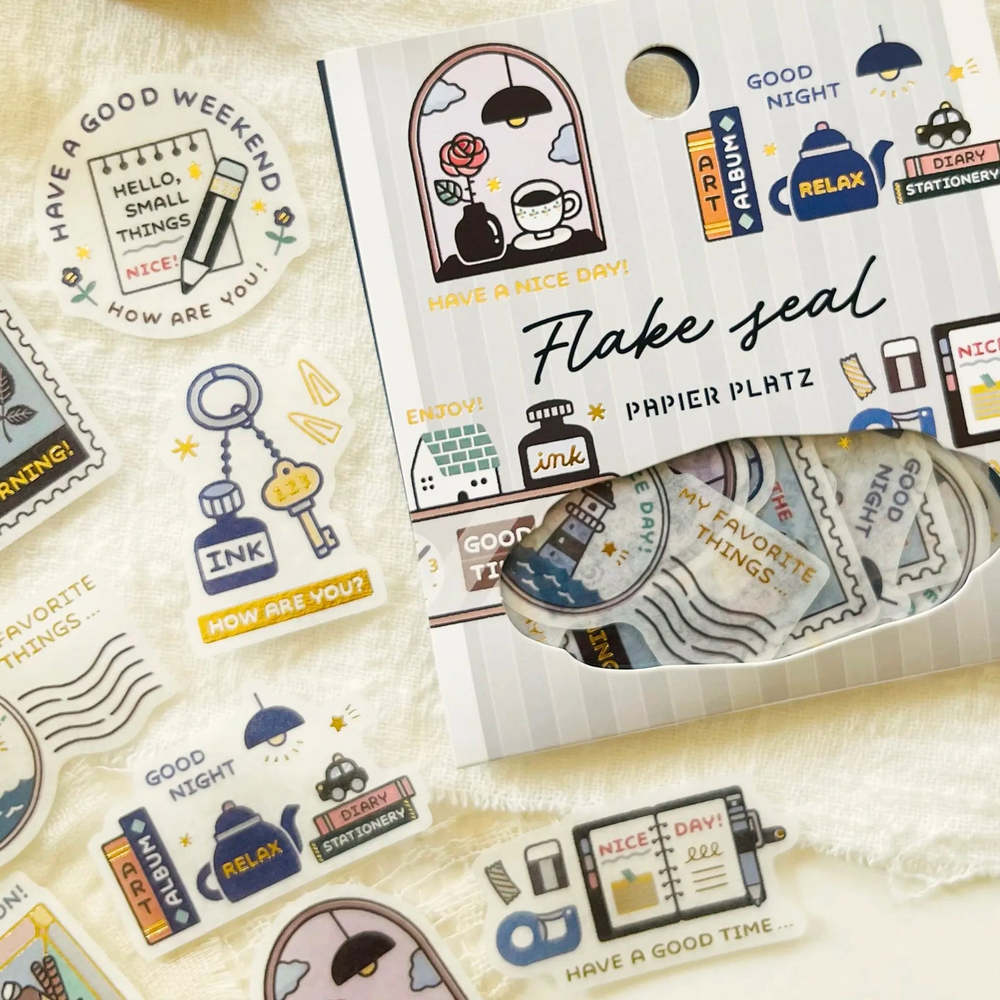 Papier Platz × Eric Small Things Gold Foil Flake Seal – Favorite Thing