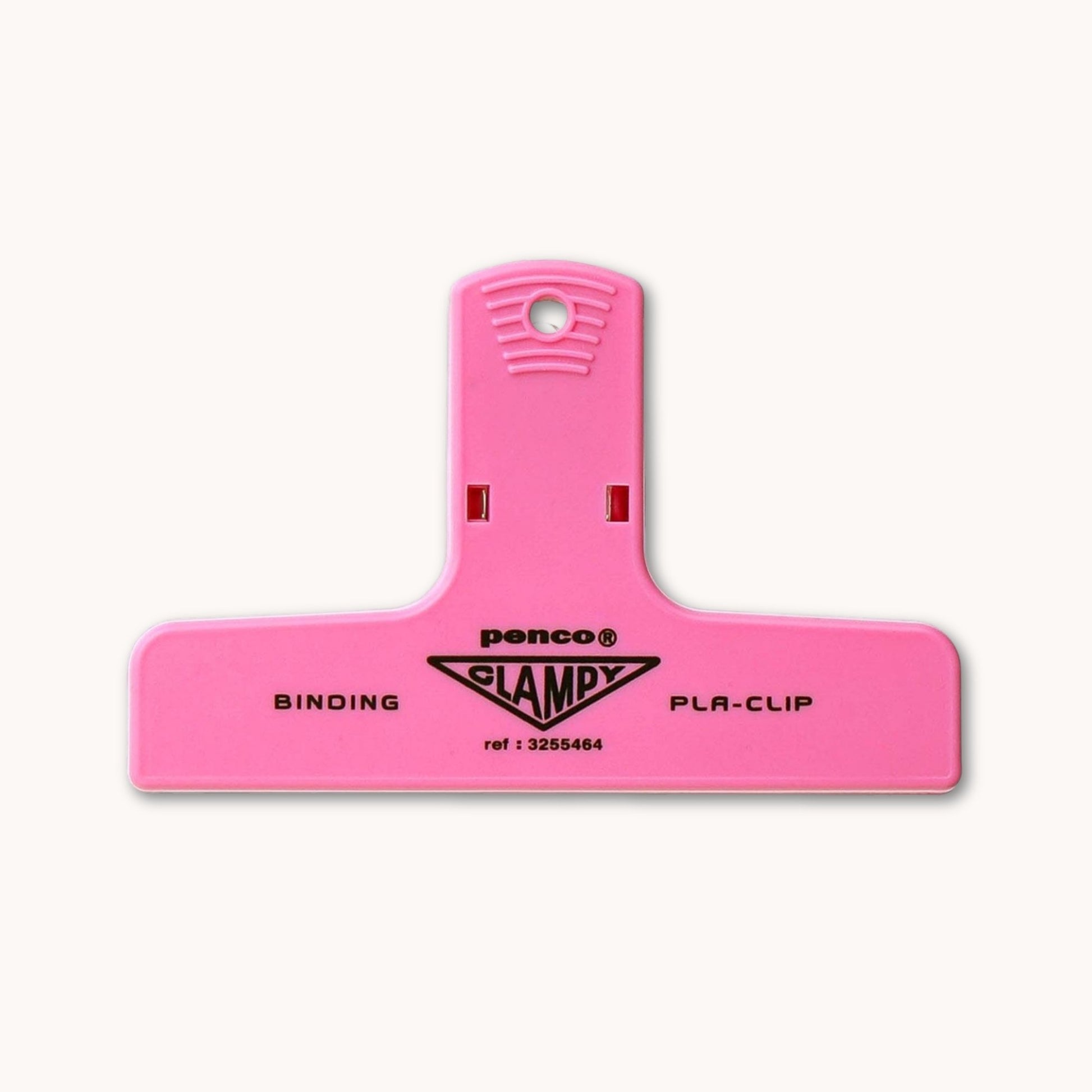 Penco pink plastic clip for papers and books