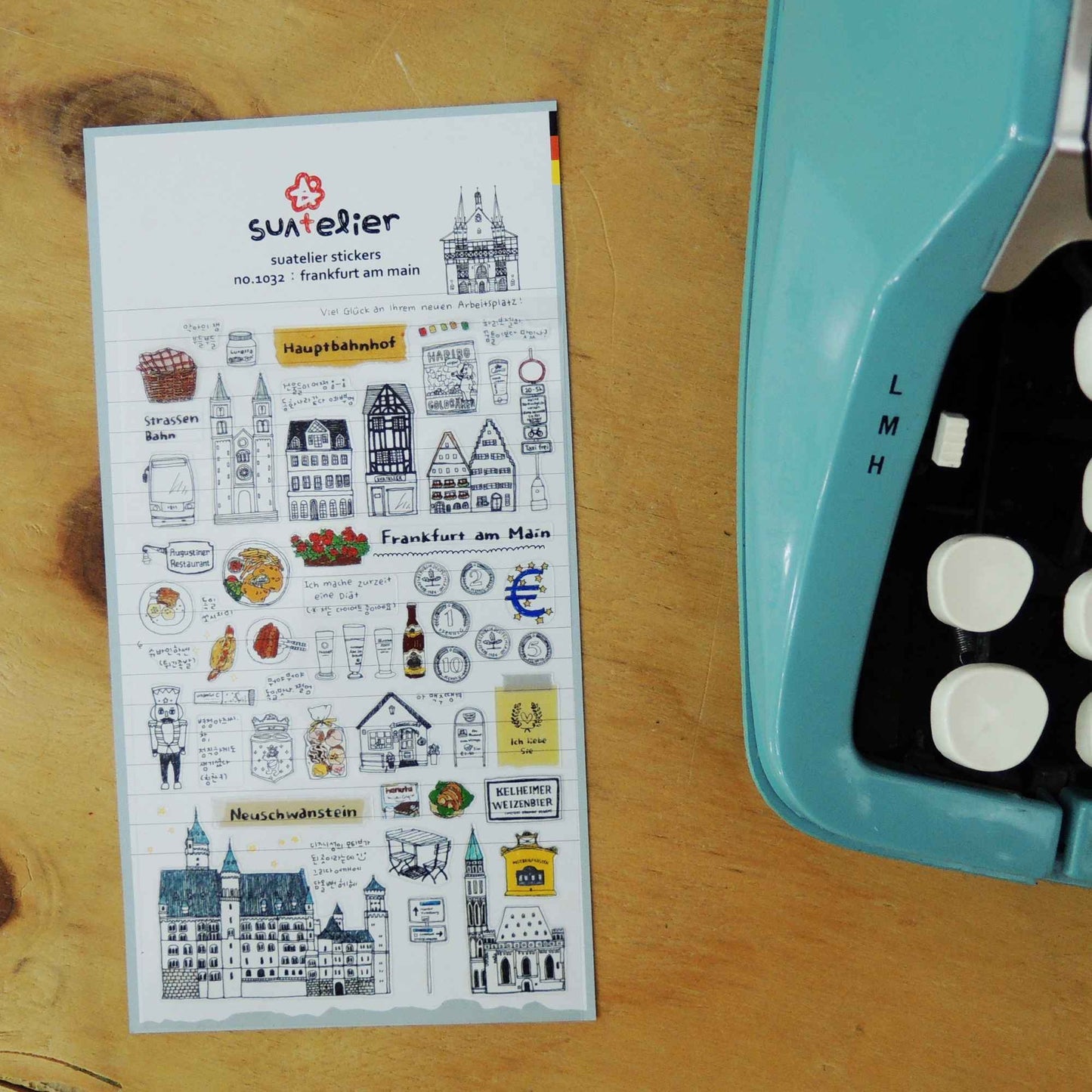 Suatelier Daily Deco Stickers – Frankfurt