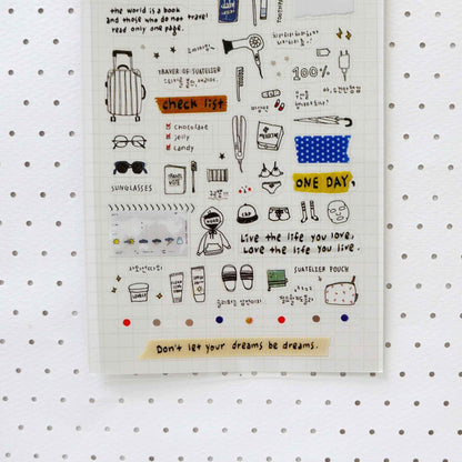 Suatelier Daily Deco Stickers – Travel Note