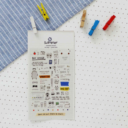 Suatelier Daily Deco Stickers – Travel Note