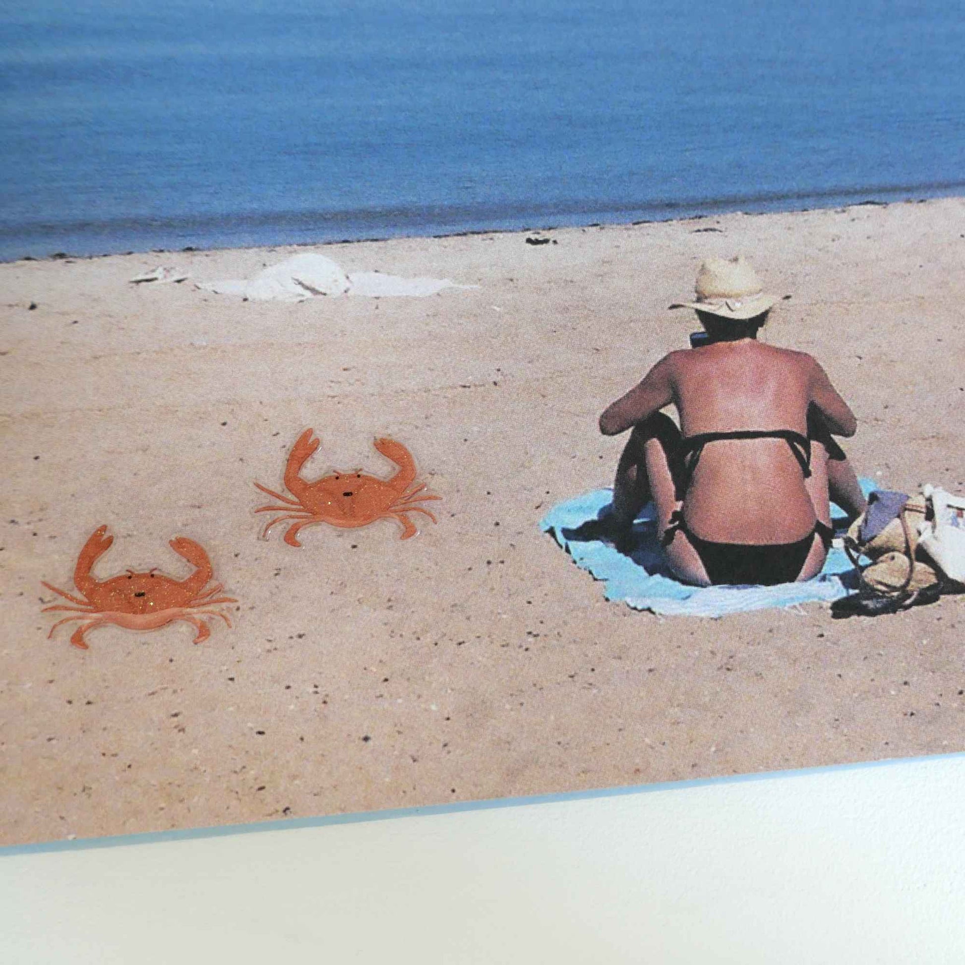 Suatelier Daily Deco Stickers Under the Sea with glossy epoxy fish, starfish, coral, seashells and ocean creatures.