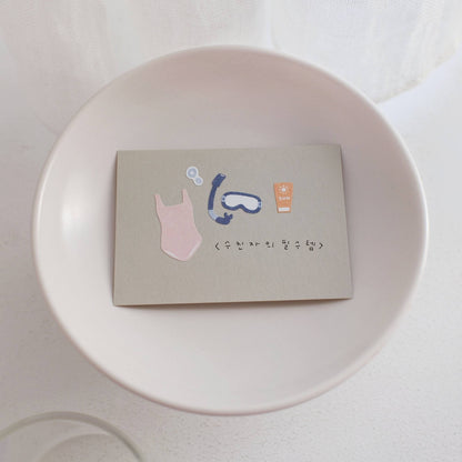 Suatelier Daily Deco Happy Journey travel themed stickers with suitcase plane passport and holiday icons