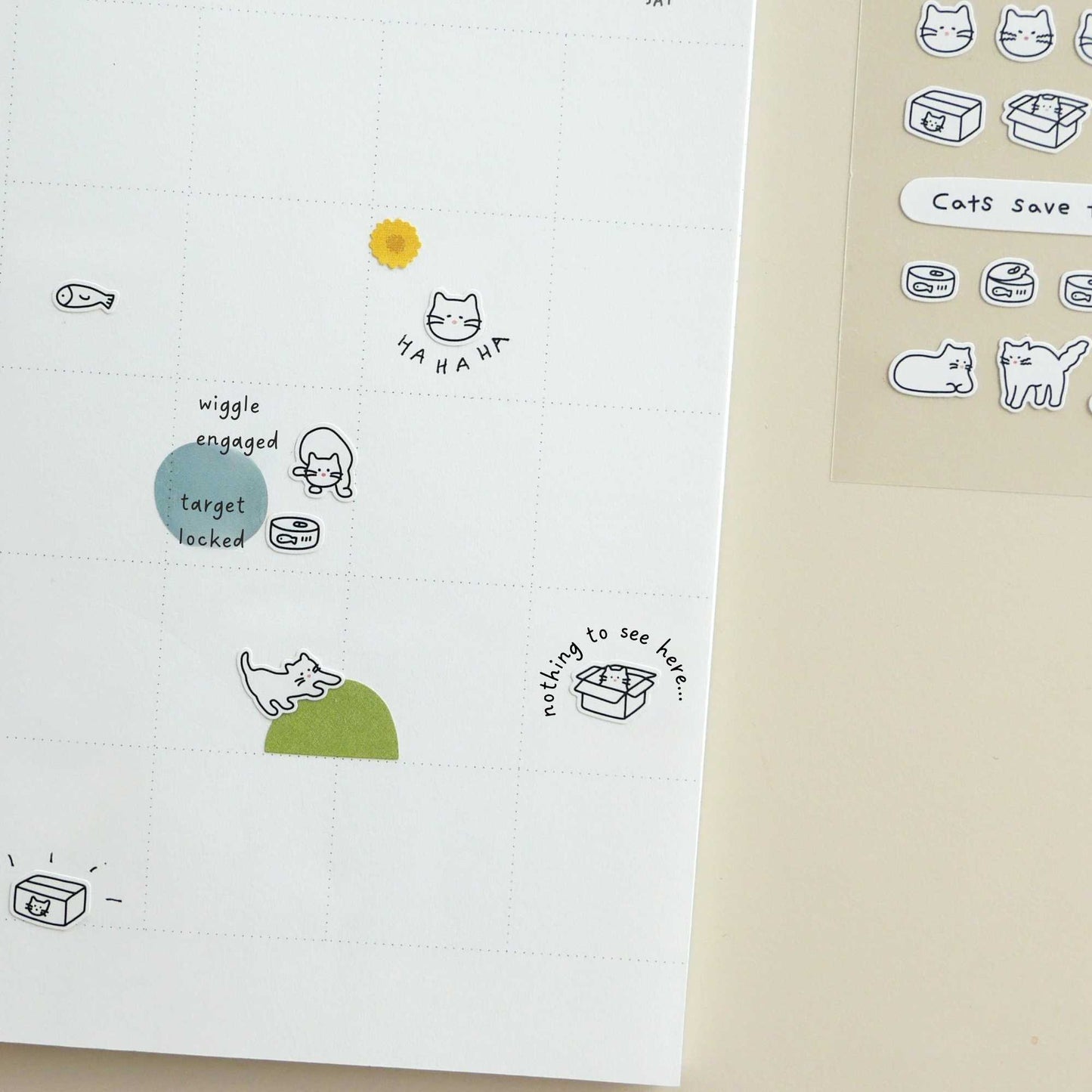 Suatelier Mini Series Stickers – Cat Icons