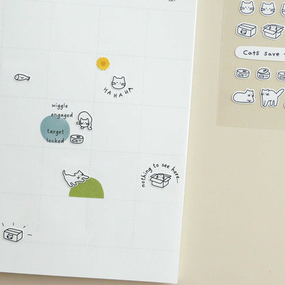 Suatelier Mini Series Stickers – Cat Icons