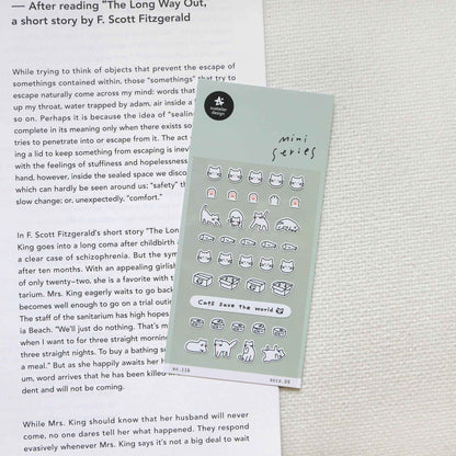 Suatelier Mini Series Stickers – Cat Icons