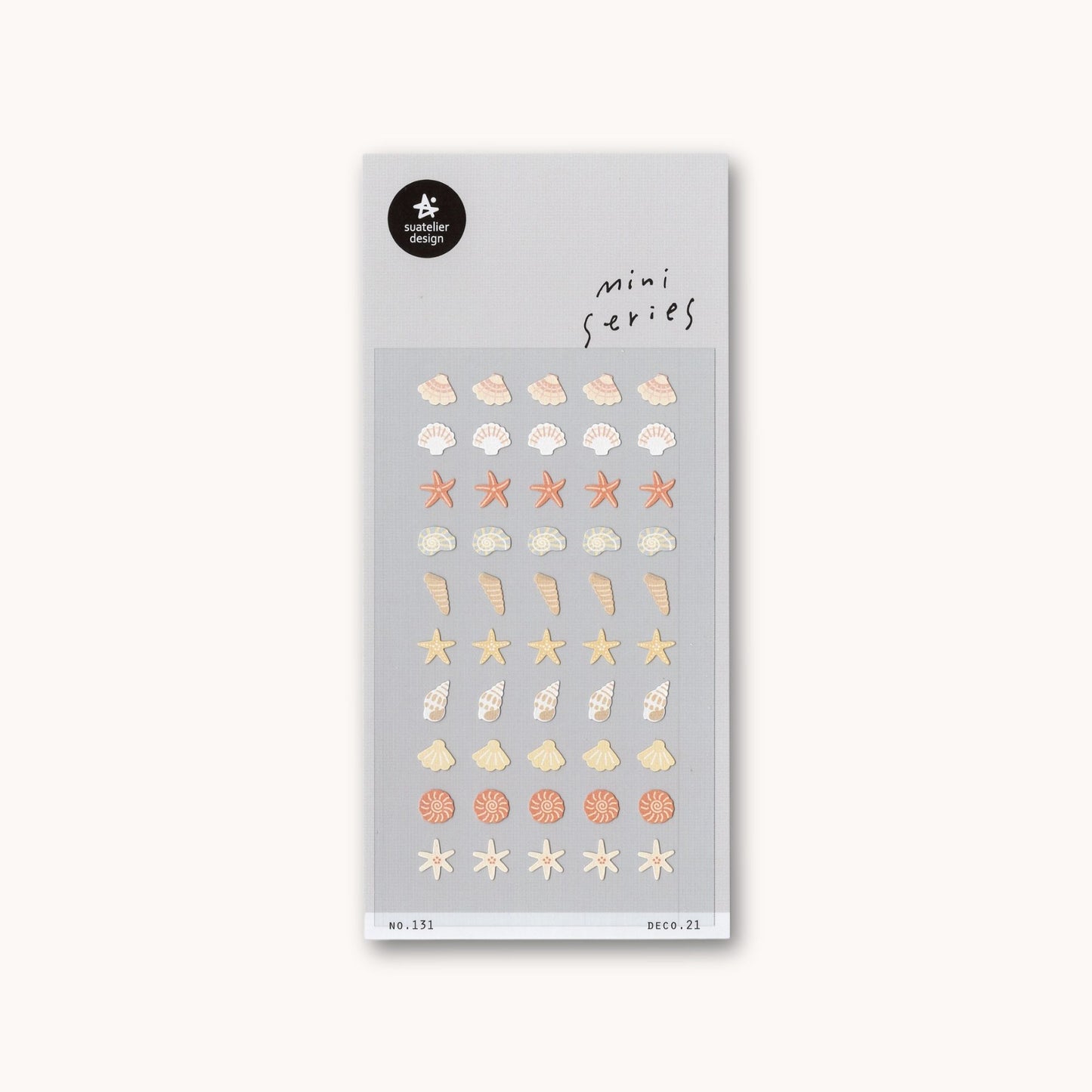 Suatelier Mini Series Stickers – Beach Shells