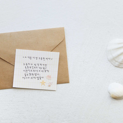 Suatelier Mini Series Stickers – Beach Shells