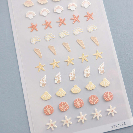 Suatelier Mini Series Stickers – Beach Shells