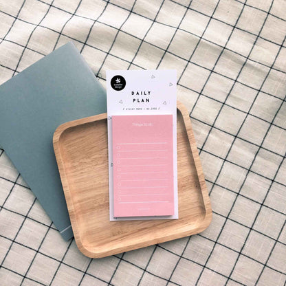 Suatelier Sticky Memo – Pink Checklist