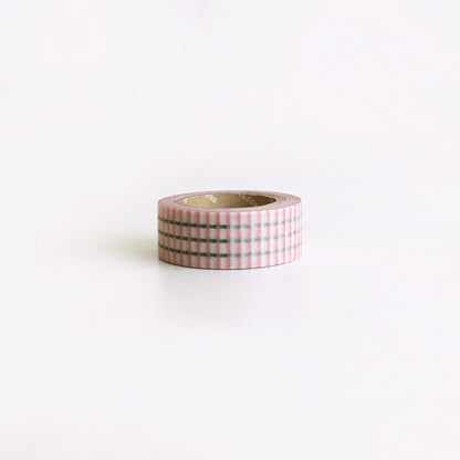 Suatelier Washi Tape – 701 | Pink Plaid