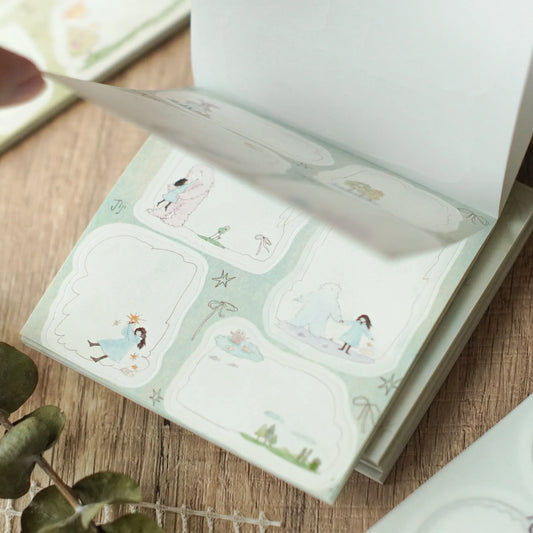 Teayou Frame Kiss-Cut Notepad Stickers – Jiji on the Cloud