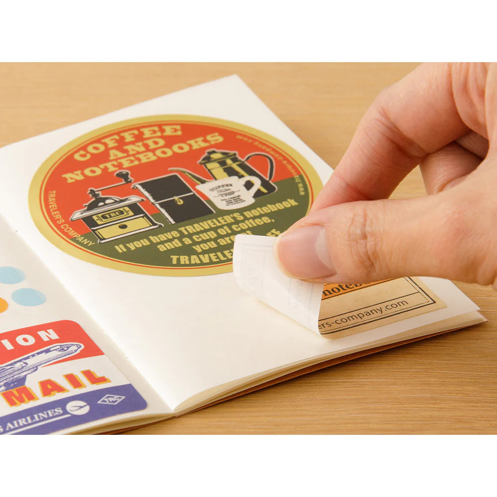Traveler’s Company 017 Sticker Release Paper – Pink – Passport Size