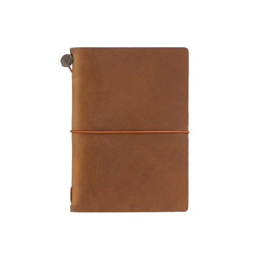 Authentic Traveler's Notebook Camel Passport Size leather cover by Traveler's Company Japan