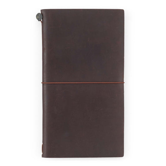 Authentic Traveler's Notebook Brown Regular Size leather cover by Traveler's Company Japan