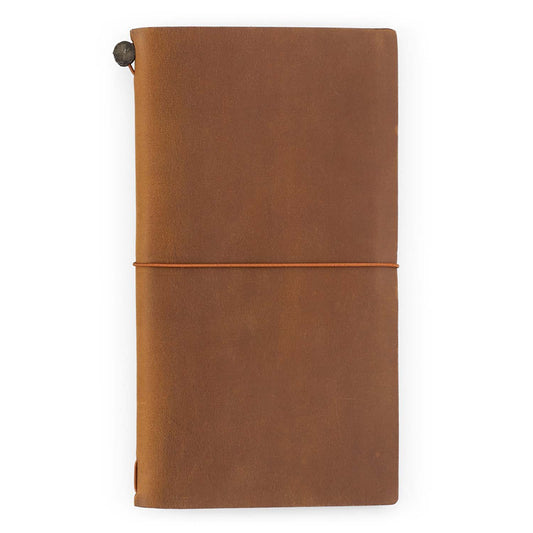Authentic Traveler's Notebook Camel Regular Size leather cover by Traveler's Company Japan